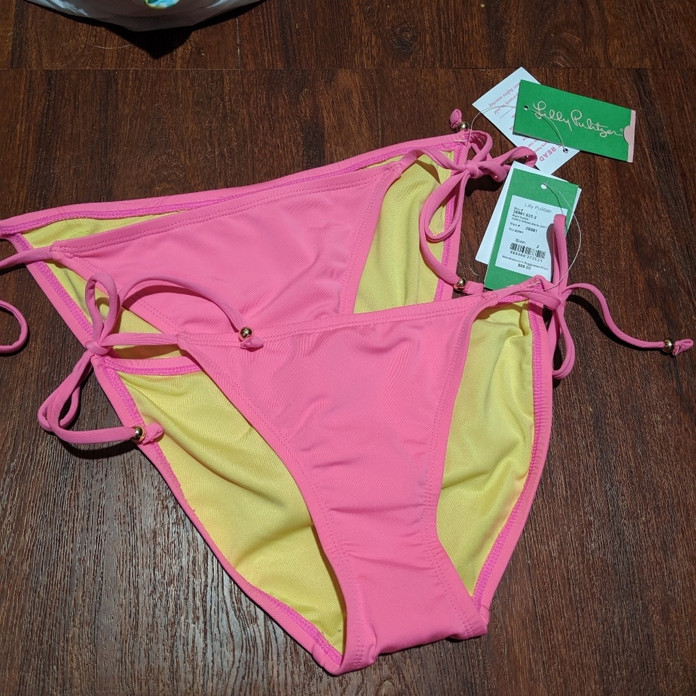 NWT Lilly Pulitzer tropic string bottoms